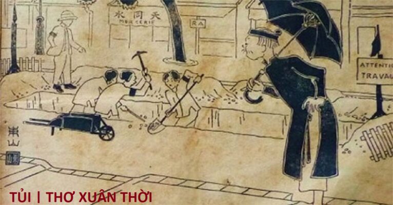 Bài thơ Tủi tác giả thơ Xuân Thời