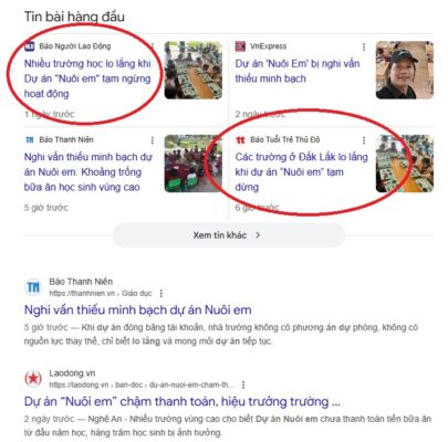 Câu hỏi đặt ra là: Nuôi Em có đang tìm cách xử lý khủng hoảng truyền thông? sai đúng từ dự án Nuôi em cần phải chờ xem đã