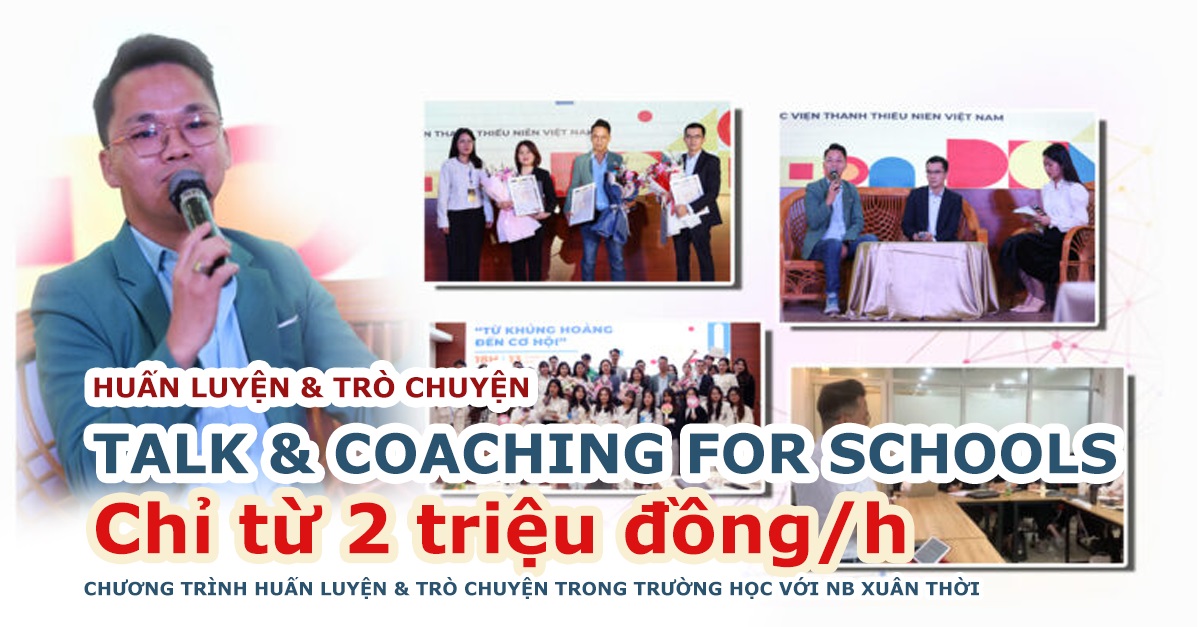 Booking dịch vụ huấn luyện, trò chuyện truyền thông trong trường học cùng nhà báo Xuân Thời
