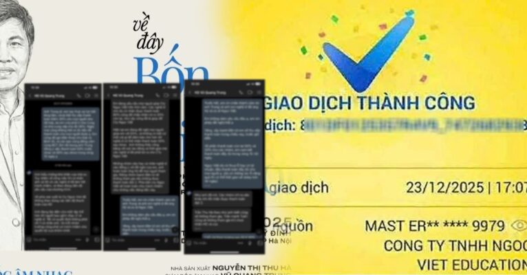 Dư luận tiếp tục “nóng” lên bởi sự xuất hiện hình ảnh chụp màn hình tin nhắn và giao dịch chuyển khoản cho giám đốc âm nhạc