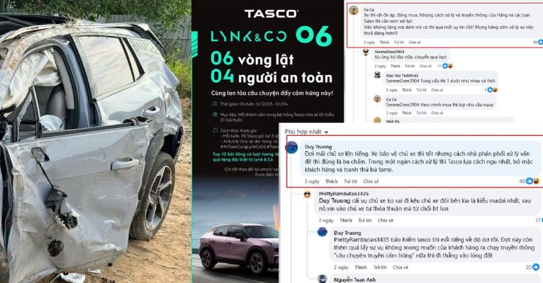 Bị “chửi sấp mặt” sau vụ tai nạn xe Lynk & Co trên cao tốc, vì sao Tasco “không thèm” xử lý khủng hoảng? Đã có loạt chiến dịch truyền thông nhanh chóng được thúc đầy từ mạng xã hội lẫn booking trên báo chí.