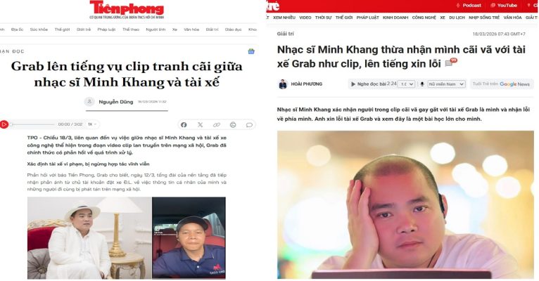 Vụ lùm xùm liên quan đến nhạc sỹ Minh Khang trong câu chuyện anh tài xế bị Grab khóa app vĩnh viễn.