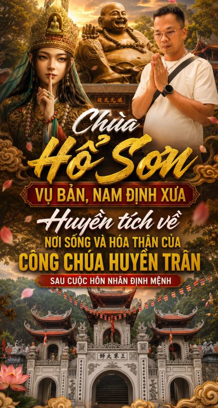 Chùa Hổ Sơn là nơi công chúa Huyền Trân – người phụ nữ đã đánh đổi hạnh phúc riêng để mở mang bờ cõi Đại Việt – chọn làm chốn nương thân sau những biến cố lớn nhất cuộc đời, rồi hóa thân thành bậc Thần mẫu được nhân dân tôn kính.