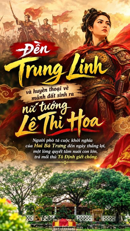 Đền Trung Linh Nữ tướng Lê Thị Hoa