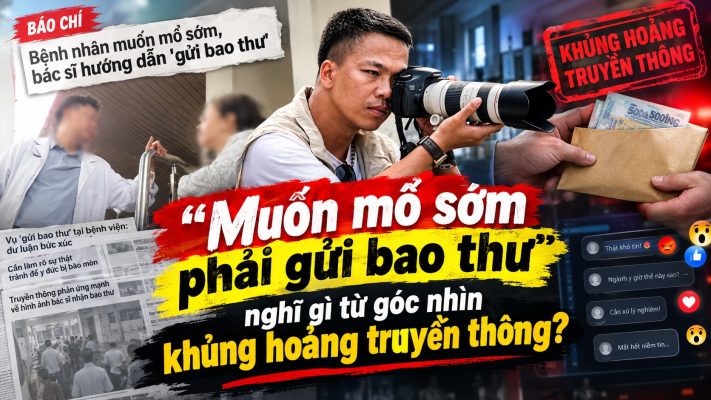 Xôn xao quanh câu chuyện "Muốn mổ sớm thì phải đưa bao thư". Câu chuyện xung quanh một bài báo của báo Tuổi trẻ, và nhân vật được nhắc đến là bác sỹ V và bệnh viện Chợ Rẫy. Suy nghĩ gì từ góc nhìn của Khủng hoảng truyền thông?
