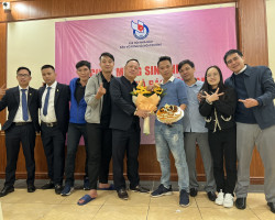 Chụp với một số CB phóng viên NB của TC Bảo vệ Rừng & Môi trường - năm 2022