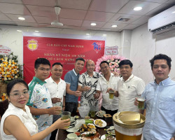 Chụp tại buổi gặp gỡ CLB Báo chí Nam Định - Dịp 21.6.2025
