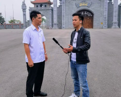 Anh Nguyễn Thắng (TC Bảo vệ Rừng & Môi trường - Ảnh chụp năm 2019 khi cơ quan đi thực tế Phú Thọ