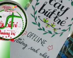 Bánh sinh nhật của CBT Quảng Trị gặp mặt 8.2018