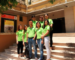 Đội ngũ nhân sự của Cty Tuổi Trẻ Xanh trực tiếp hỗ trợ hoạt động của CBT thời kỳ đầu