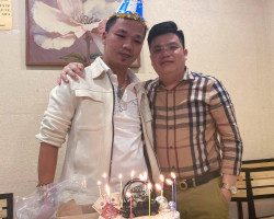 Chụp với anh Lê Tuấn - dịp sinh nhật - ảnh chụp ngày 15.11.2021
