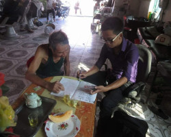 Ông Rỵ - nhân vật của tuyến bài ông lão 74 tuổi đi tìm công ý ở Hải Phòng - năm 2015