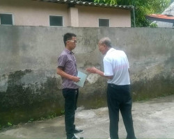 Ông Rỵ - nhân vật của tuyến bài ông lão 74 tuổi đi tìm công ý ở Hải Phòng - năm 2015