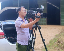 Tác nghiệp tại Tà Xùa, Bắc Yên, Sơn La - ảnh chụp năm 2023